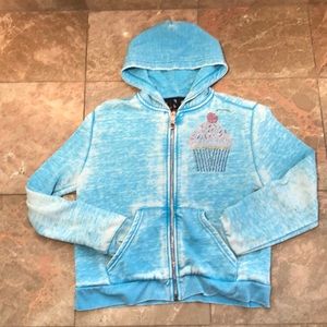 Kings of Cole Cupcake Embellished Zip-up Hoodie